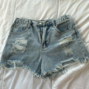 Perfect jean cutoff shorts